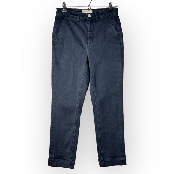 Everlane The  Slim Leg Crop Regular in Washed Black 6 - Picture 1 of 8